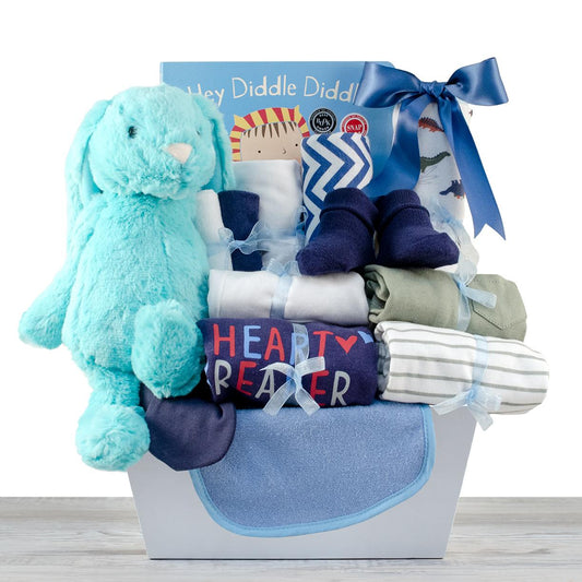 First Time Home Baby Boy Large Gift Basket