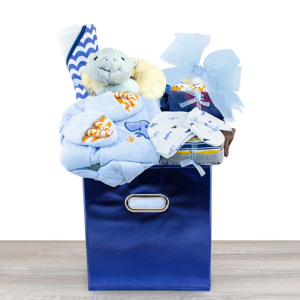 Baby Boy's Playtime Wardrobe Gift Basket