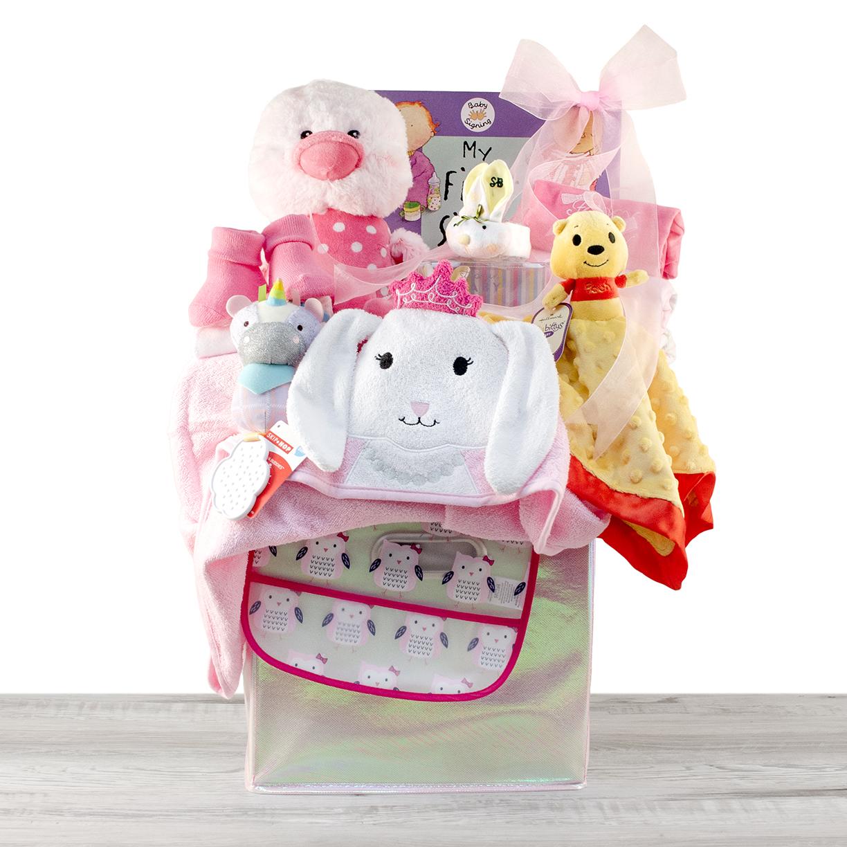 New Aunt & Uncle Precious Girl Gift Basket