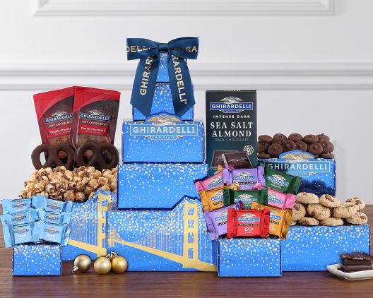 Ghirardelli Dark Chocolate Lovers Gift Tower