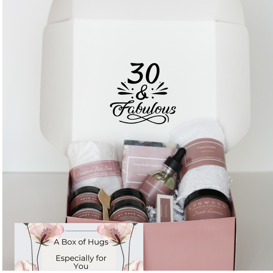 Luxe Pampering: 30th Birthday Spa Gift Box for Ultimate Relaxation & Self-Care