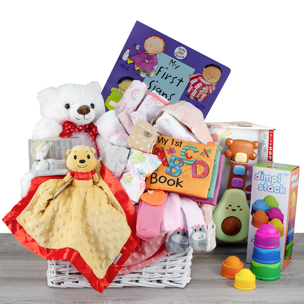 Welcome Home Baby Girl Wardrobe Gift Basket