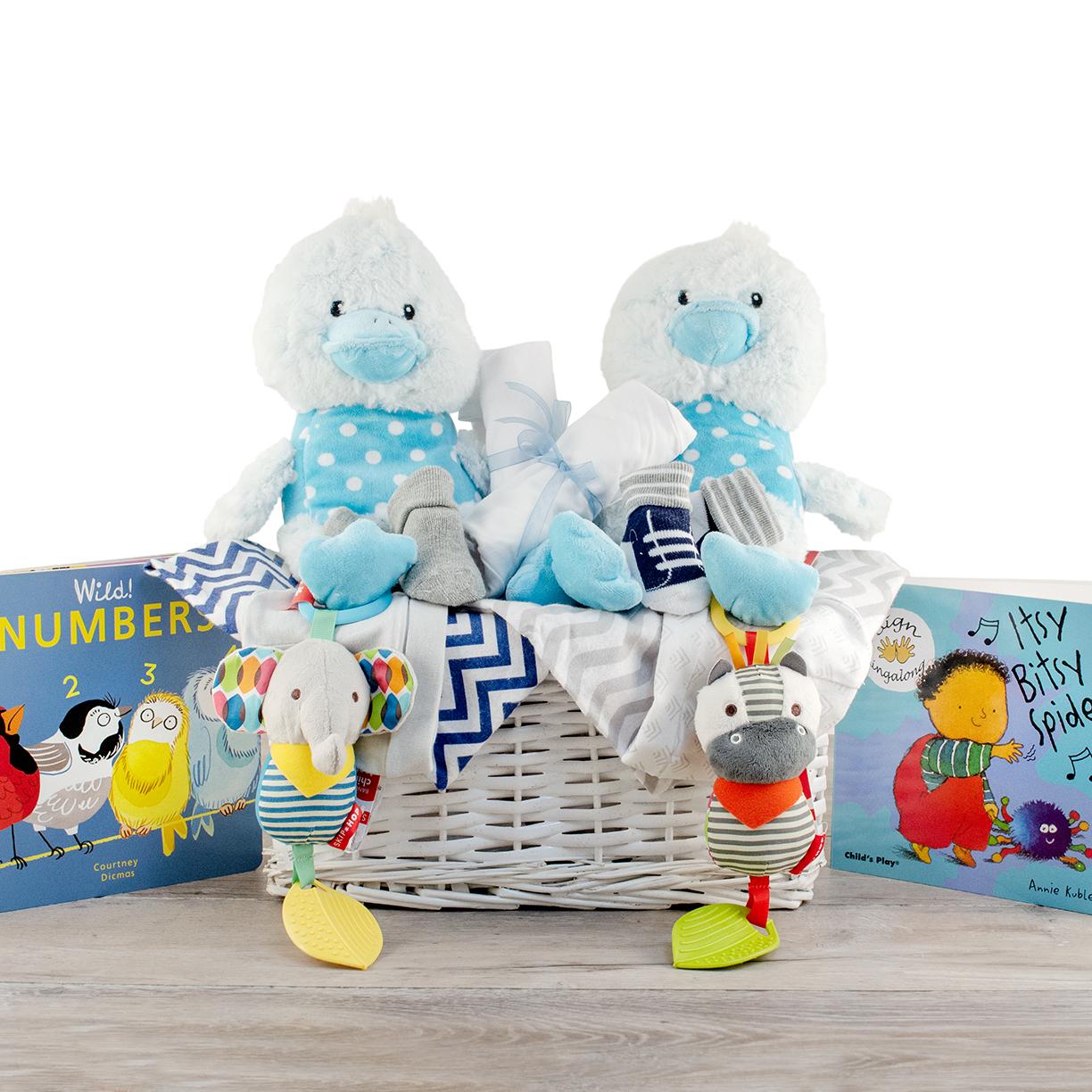 Newborn Twin Boys Gift Set