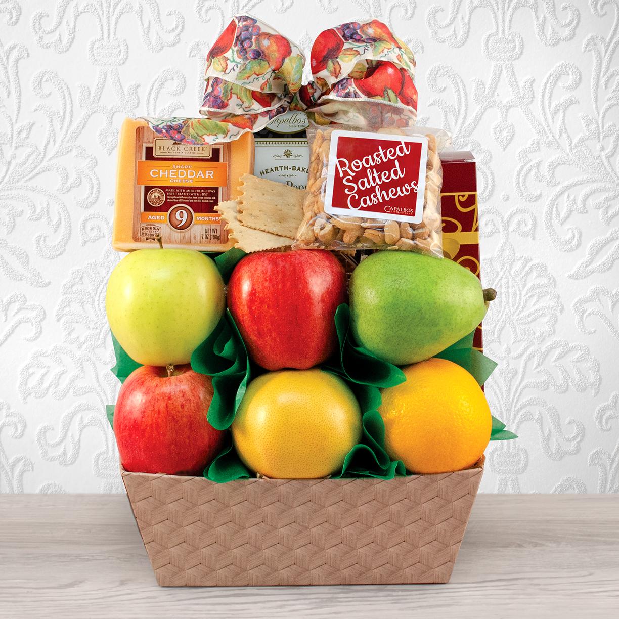 Sugar Free & Fresh Fruit Gift Basket