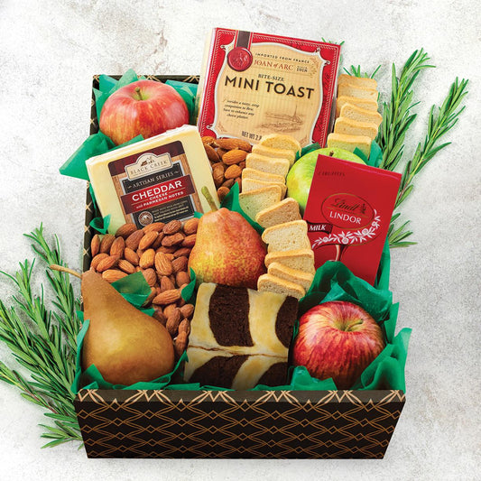 Farmer Fresh Fruit & Cheese Snackers Gift Basket