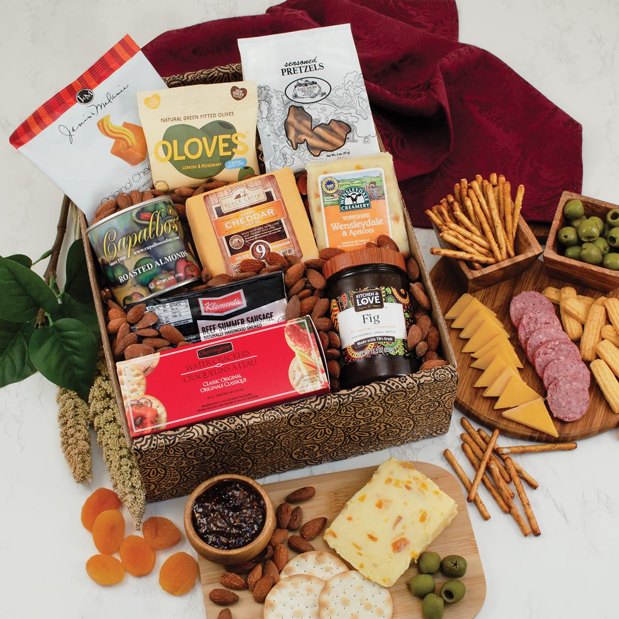 Cheese & Crackers Classics Gift Basket