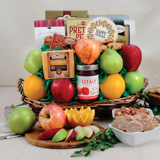 Thanksgiving Fruit Gift Basket