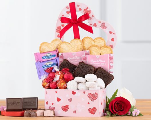 Unleash Love's Indulgence: Heart-Shaped Chocolates & Gooey Brownies (Valentine's Day)
