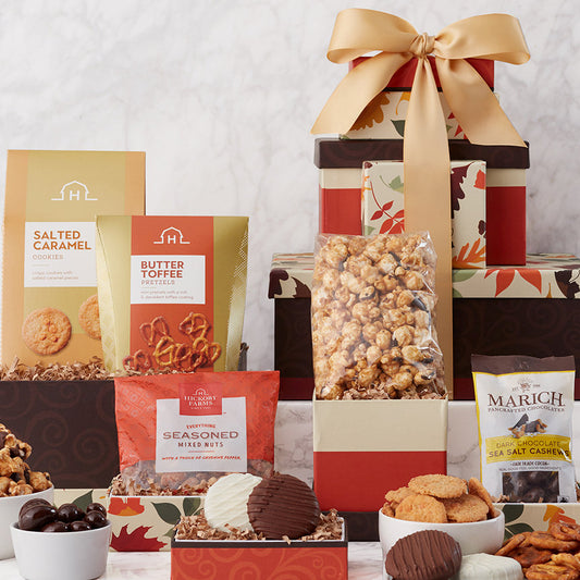 Fall Flavors: Sweets Gift Tower