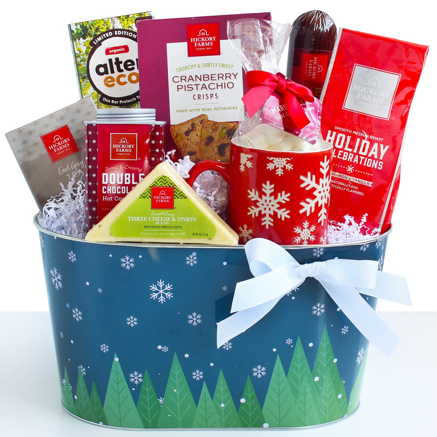 Holiday Warmth: Coffee & Treats Gift Basket