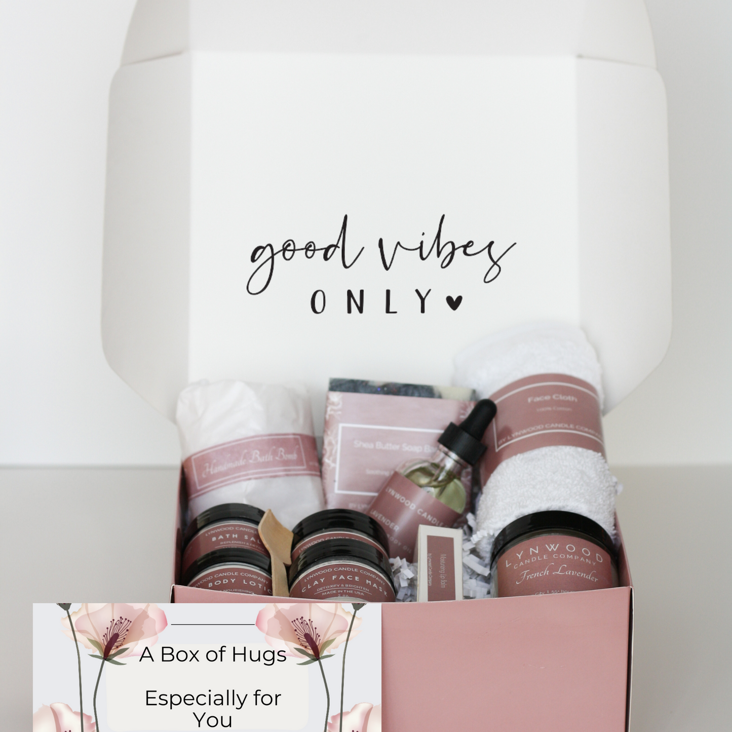 Thinking of You Gift Box: Self-Care Pampering & Cozy Treats to Send Hugs in the Mail