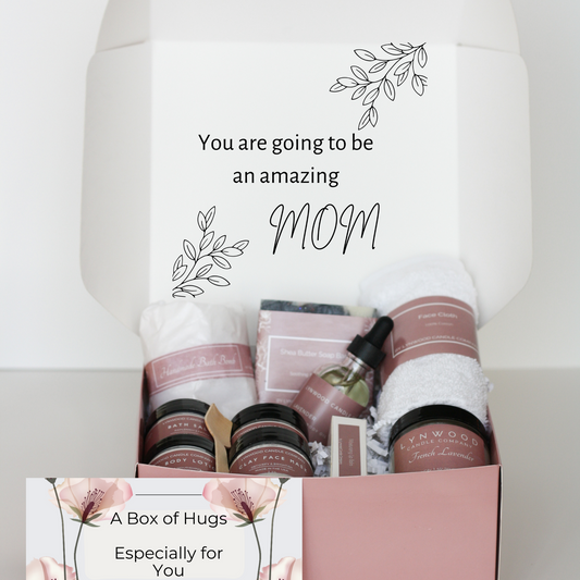 Luxe Postpartum Gift Basket: Rest, Restore, & Recover After Baby | New Mom Gift Set