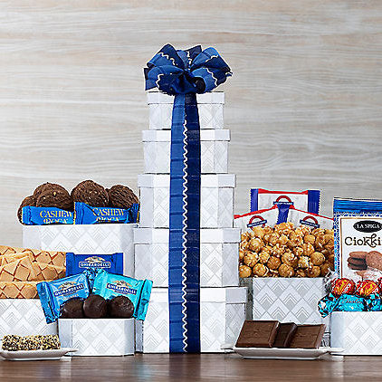 Premium Sweets: Gourmet Gift Tower