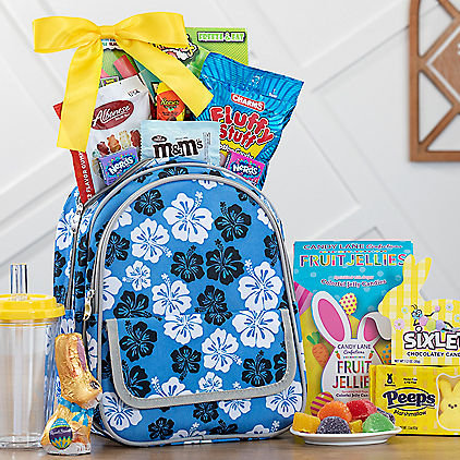 Blue Flowers Fun: Easter Backpack Gift