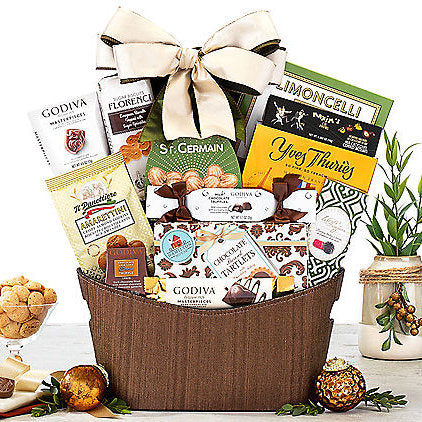 Godiva Treasures: Premium Chocolate Basket