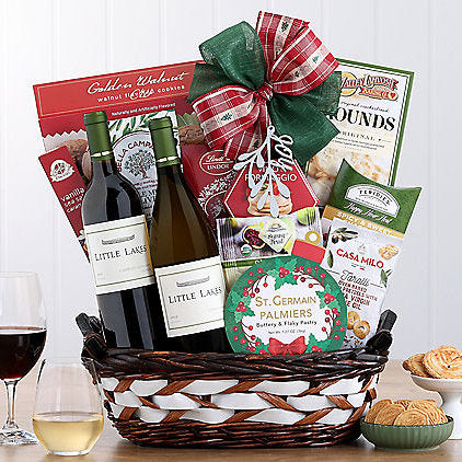 Little Lakes Duet: Holiday Wine Gift Basket