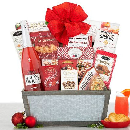 Blood Orange Mimosa: Sparkling Wine Gift Basket