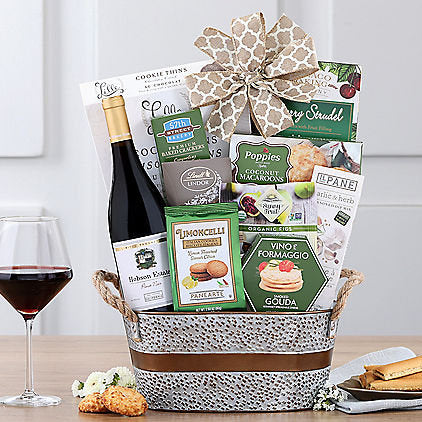 Hobson Estate Pinot Noir: Red Wine Gift Basket