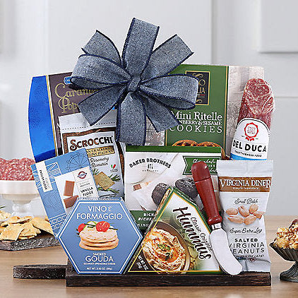 A Cut Above: Gourmet Meat & Cheese Gift Basket