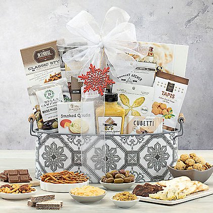 Winter Celebration: Gourmet Gift Basket