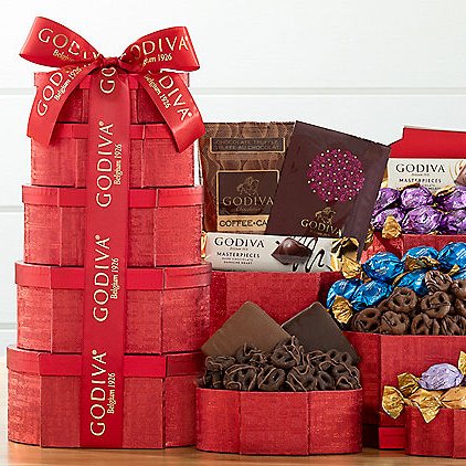 Godiva Lover: Valentine's Day Gift Tower