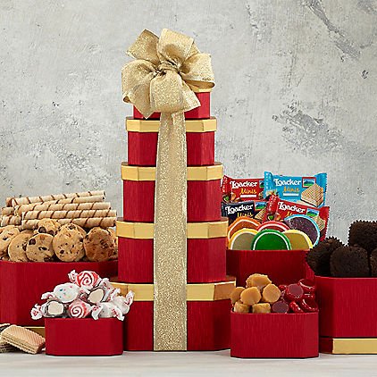 Sweet & Savory: Gourmet Gift Tower