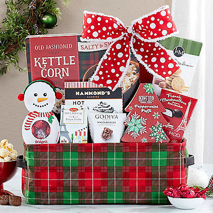 Snowman Sweets: Christmas Gift Basket