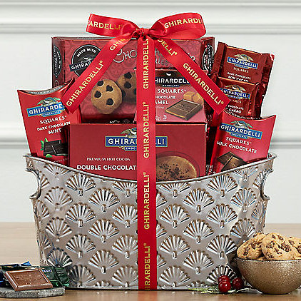 Ghirardelli Treasures: Chocolate Gift Basket