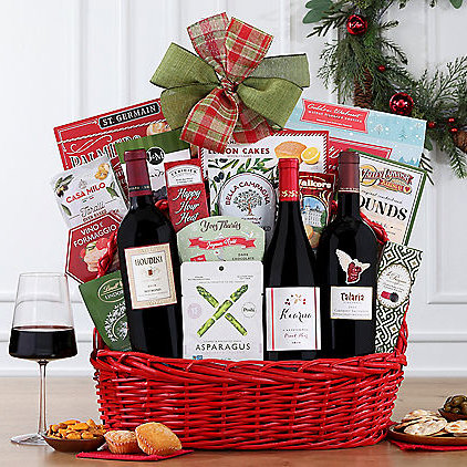 Red Wine Collection: Gourmet Gift Basket