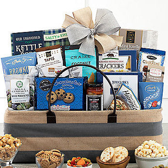 Gourmet Delights: Gift Basket Tote