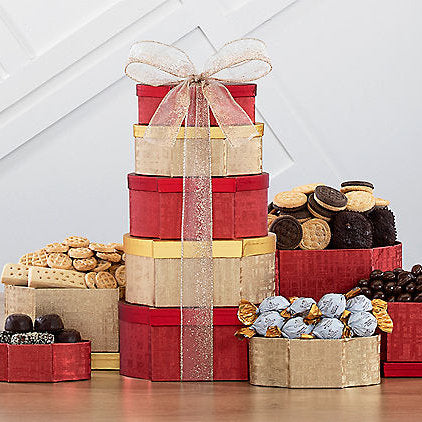 Tower of Joy: Chocolate & Sweets Gift Tower