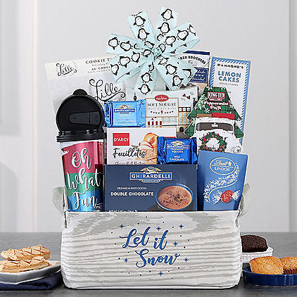 Let It Snow: Holiday Sweets Gift Basket