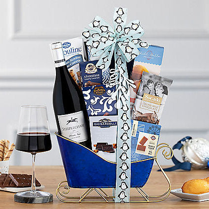 Steeplechase Pinot Noir: Holiday Gift Sleigh