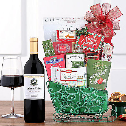 Hobson Estates Cabernet: Holiday Gift Sleigh