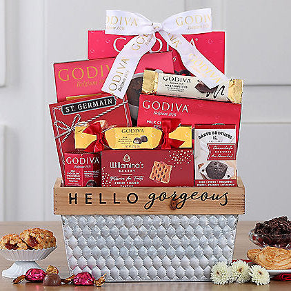 Hello Gorgeous: Godiva Chocolate Basket