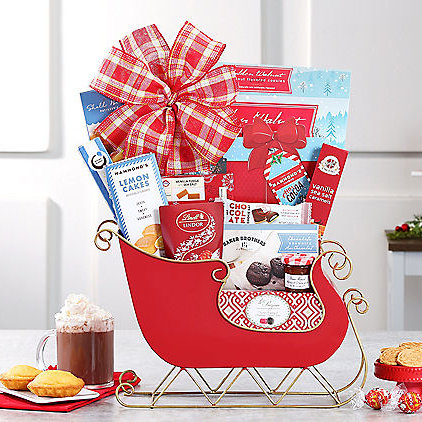 Reindeer's Sleigh: Holiday Gift Basket