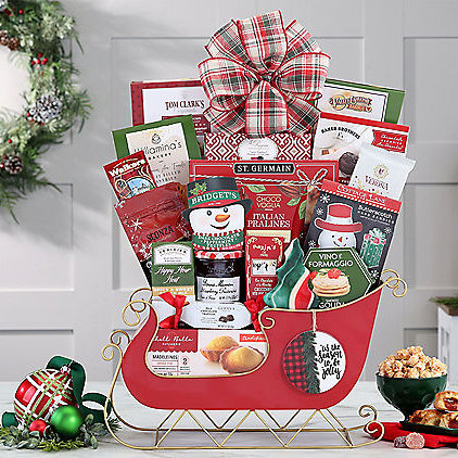 Sleigh of Sweets: Holiday Gift Basket