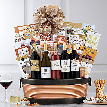 Grand Wine & Gourmet: Premium Gift Basket