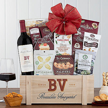 BV Napa Valley Cabernet: Gourmet Wine Basket