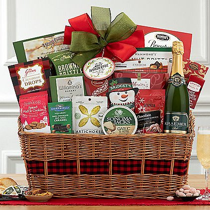 Kraemer Blanc de Blancs Sparkling: Gourmet Holiday Basket