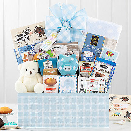 Hello Baby: Baby Boy Gift Basket