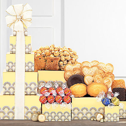 Sweet Sophistication: Lindt Chocolate & Sweets Gift Tower