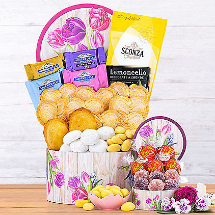 Floral Delights: Sweets Gift Box