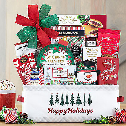 Deck the Halls: Christmas Holiday Gift Basket