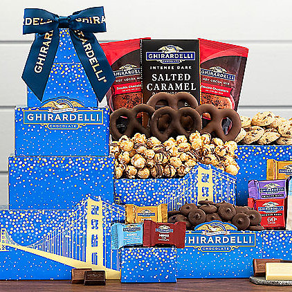 Ghirardelli Deluxe: Gourmet Gift Tower