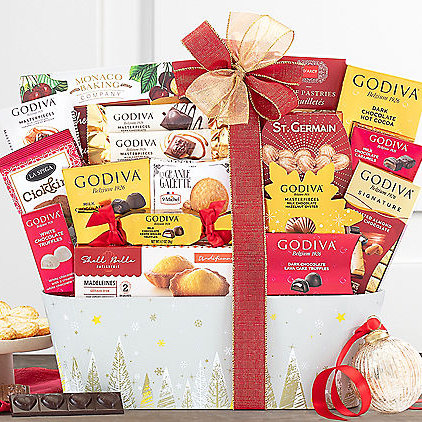 Godiva Holiday Wishes: Chocolate Gift Basket