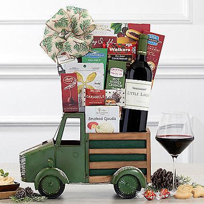 Little Lakes Cabernet: Holiday Truck Basket