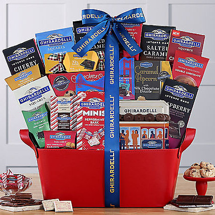 Ghirardelli Extravaganza: Premium Chocolate Gift Basket