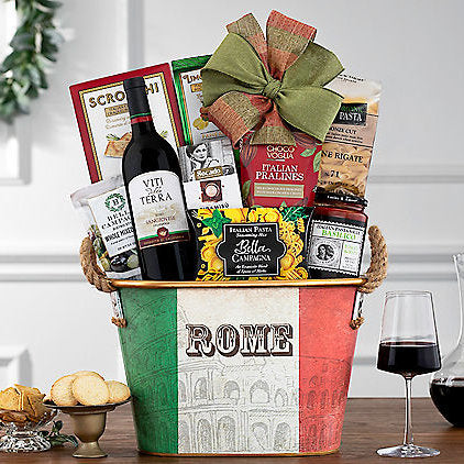 Viti Della Terra Sangiovese: Italian Wine Basket