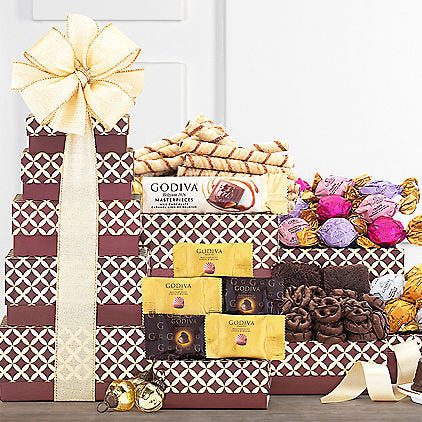 Godiva Treasures: Premium Chocolate Gift Tower